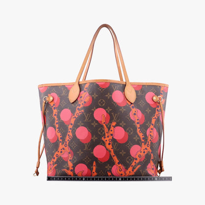 Louis Vuitton Neverfull MM Monogram Brown Multi Ramage Tote — view 2