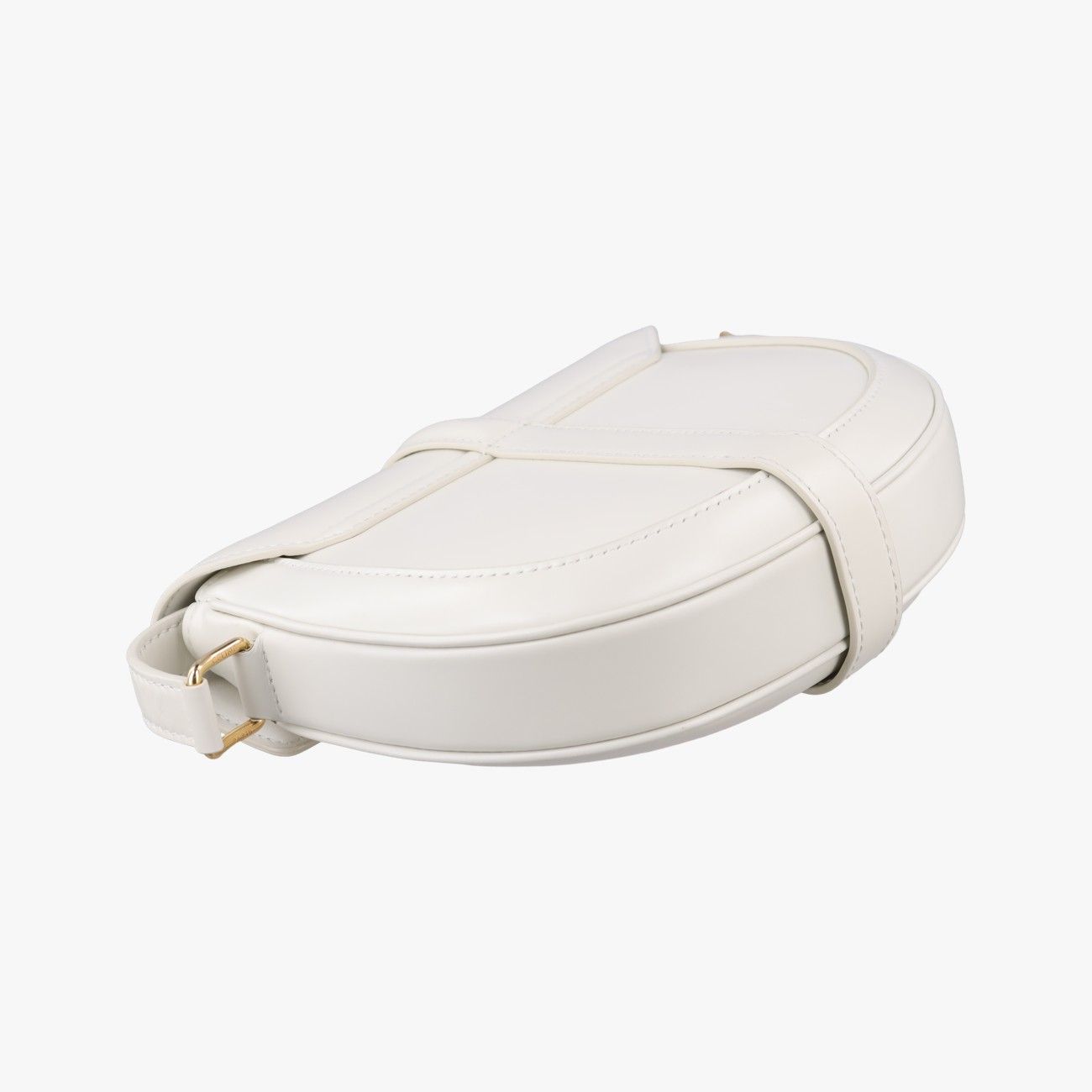 Celine Small Besace White Leather Shoulder Bag — view 7