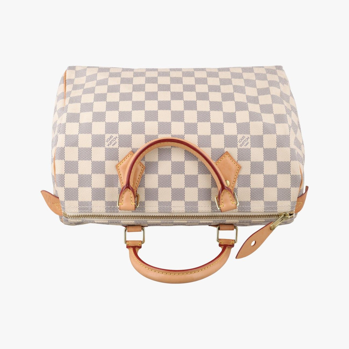 Louis Vuitton Speedy 30 Azur Damier Canvas Handbag — view 8