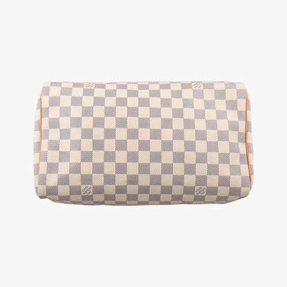 Louis Vuitton Speedy 30 Azur Damier Canvas Handbag — view 3