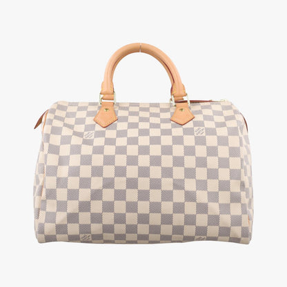 Louis Vuitton Speedy 30 Azur Damier Canvas Handbag