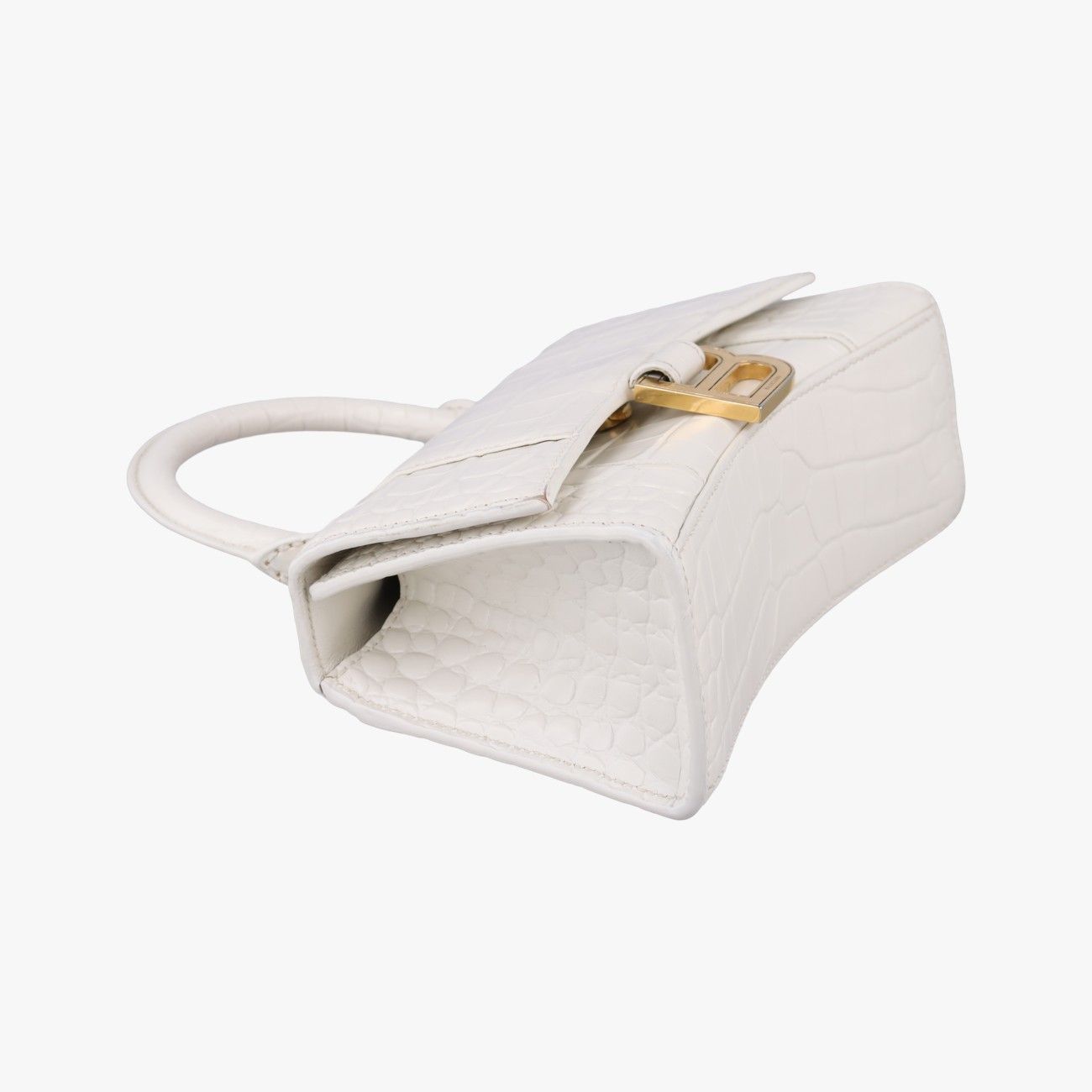Balenciaga Hourglass Mini White Shoulder Bag — view 5