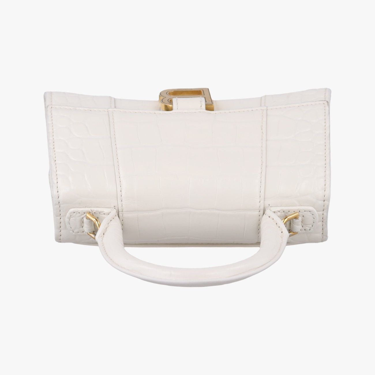 Balenciaga Hourglass Mini White Shoulder Bag — view 8