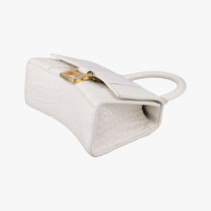 Balenciaga Hourglass Mini White Shoulder Bag — view 4