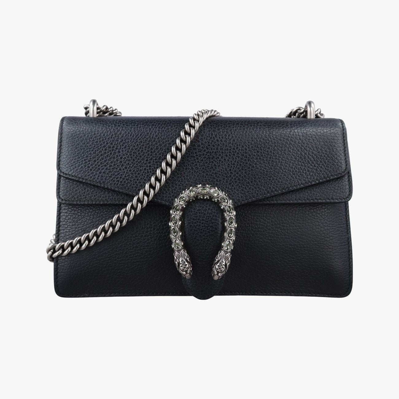 Gucci Dionysus Black Leather Shoulder Bag