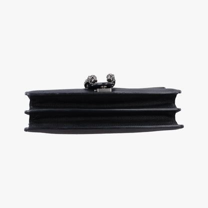 Gucci Dionysus Black Leather Shoulder Bag — view 3