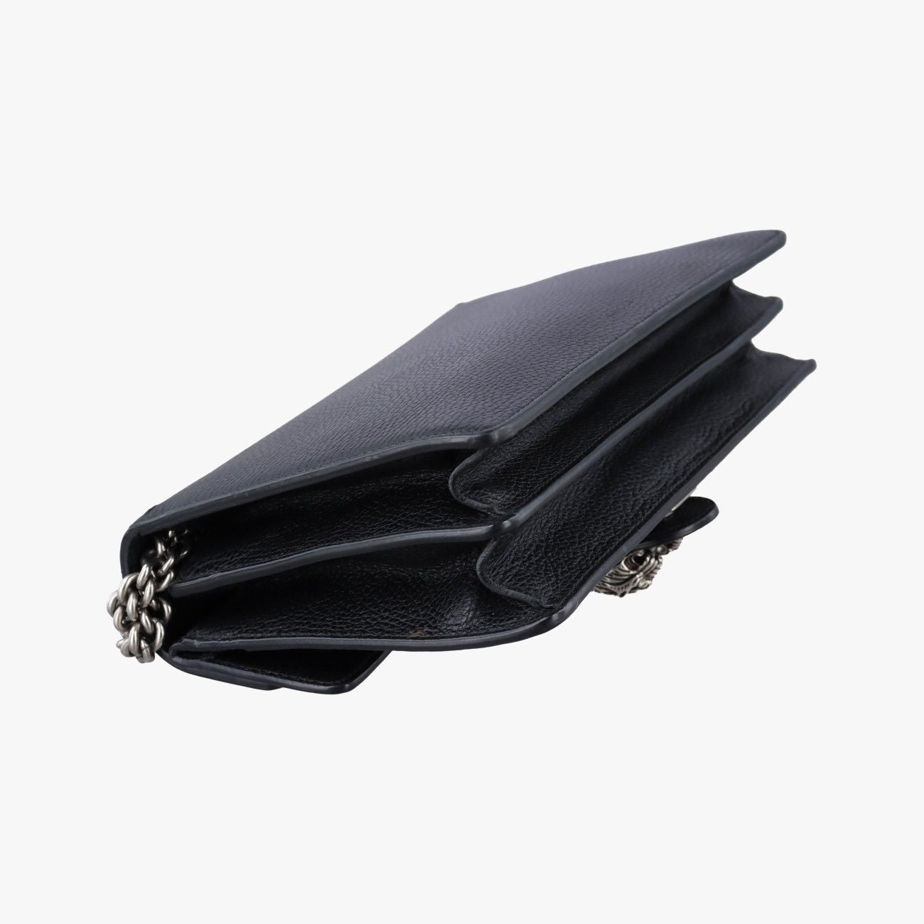 Gucci Dionysus Black Leather Shoulder Bag — view 7