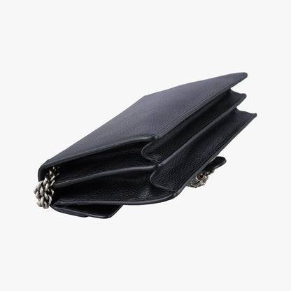 Gucci Dionysus Black Leather Shoulder Bag — view 7