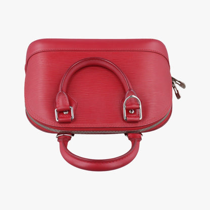 Louis Vuitton Alma BB Coquelicot Epi Handbag — view 8