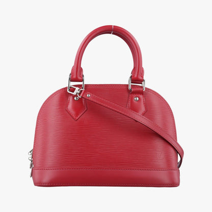 Louis Vuitton Alma BB Coquelicot Epi Handbag