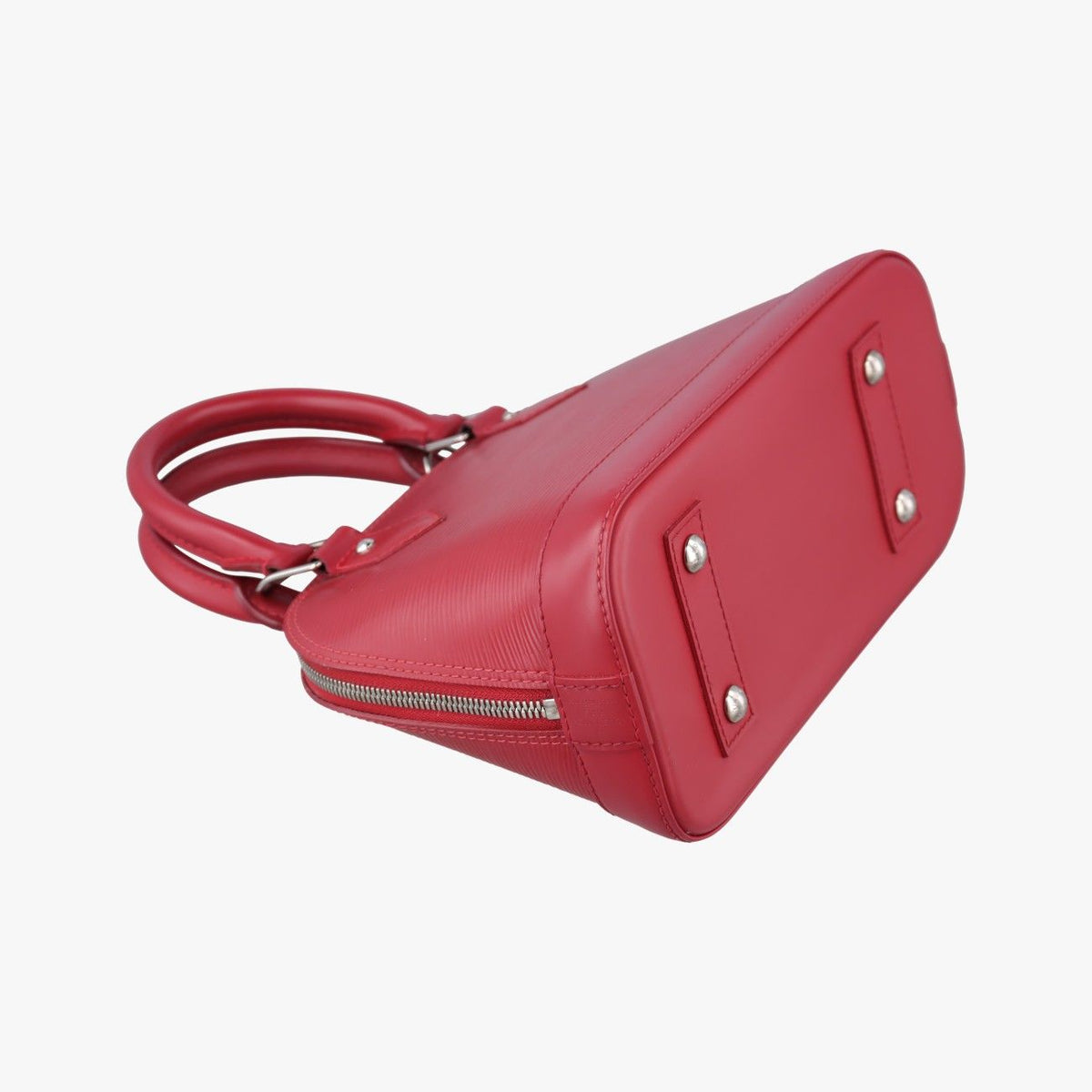 Louis Vuitton Alma BB Coquelicot Epi Handbag — view 7