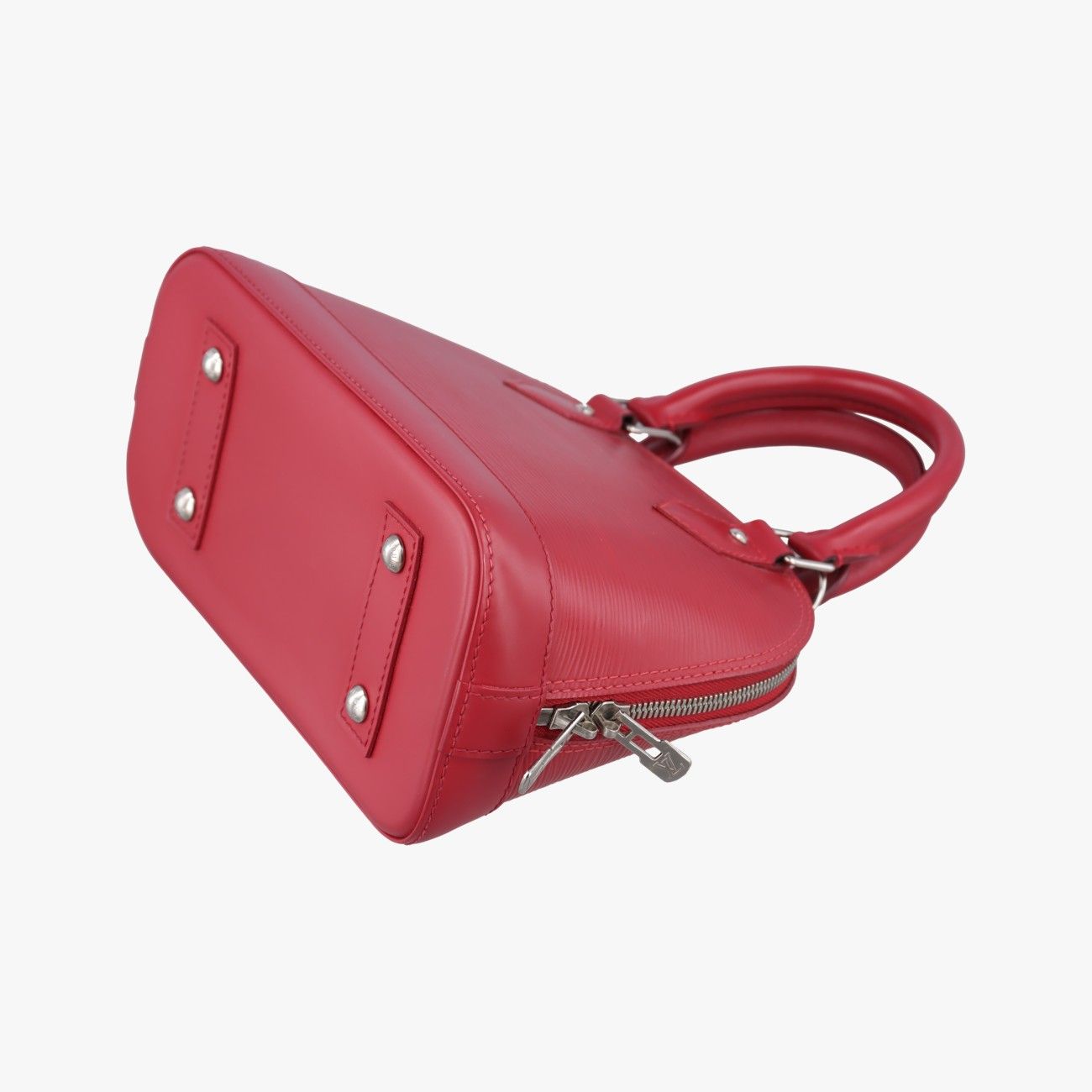 Louis Vuitton Alma BB Coquelicot Epi Handbag — view 6