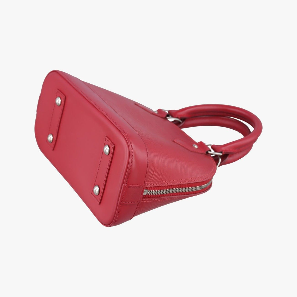 Louis Vuitton Alma BB Coquelicot Epi Handbag — view 4
