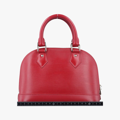 Louis Vuitton Alma BB Coquelicot Epi Handbag — view 2
