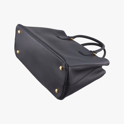 Prada Galleria Black Saffiano Leather Shoulder Bag — view 6