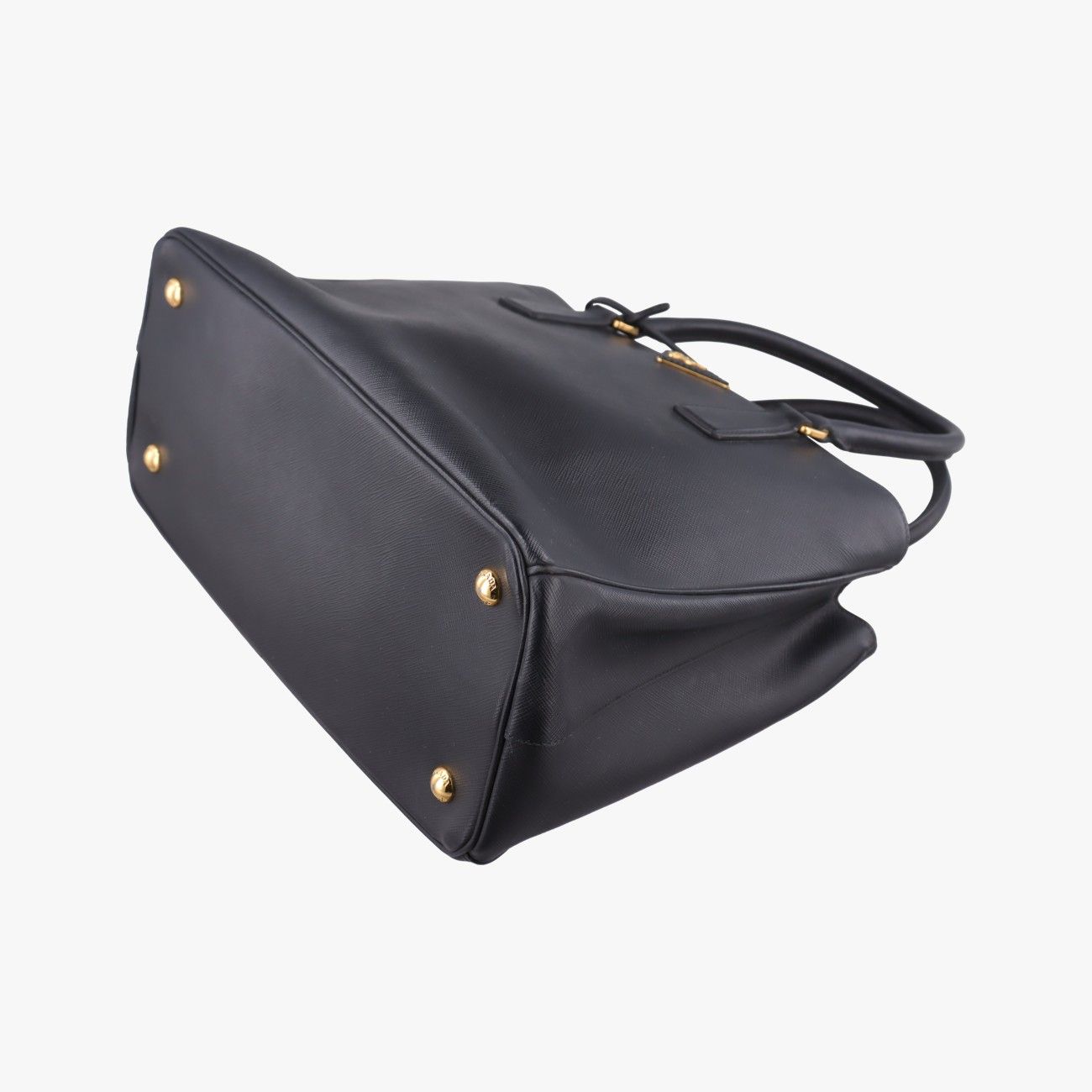 Prada Galleria Black Saffiano Leather Shoulder Bag — view 4