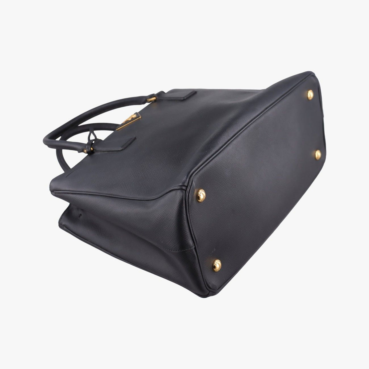 Prada Galleria Black Saffiano Leather Shoulder Bag — view 5