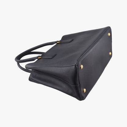 Prada Galleria Black Saffiano Leather Shoulder Bag — view 7