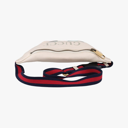 Gucci Print White Leather Handbag — view 8
