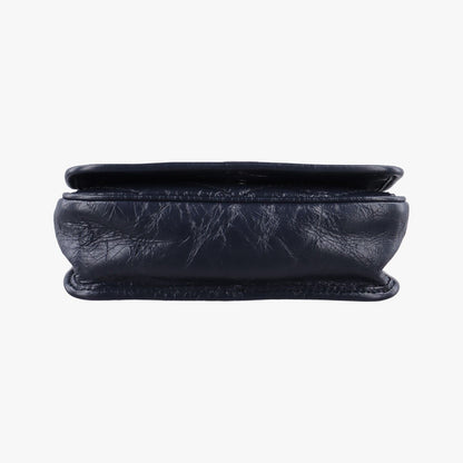 Saint Laurent Niki Navy Leather Shoulder Bag — view 3
