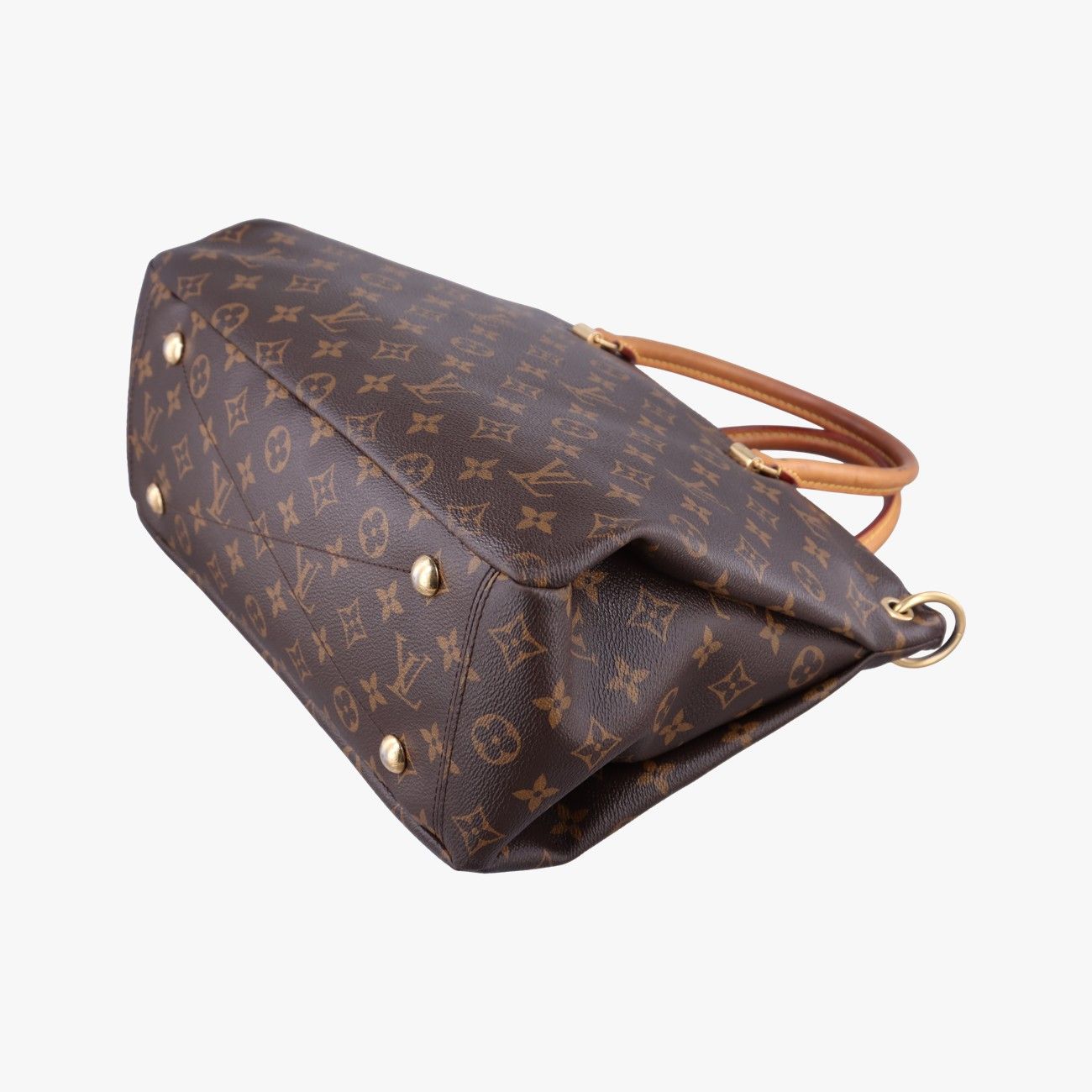 Louis Vuitton Pallas Monogram Brown Cerise Canvas Calfskin Handbag — view 4