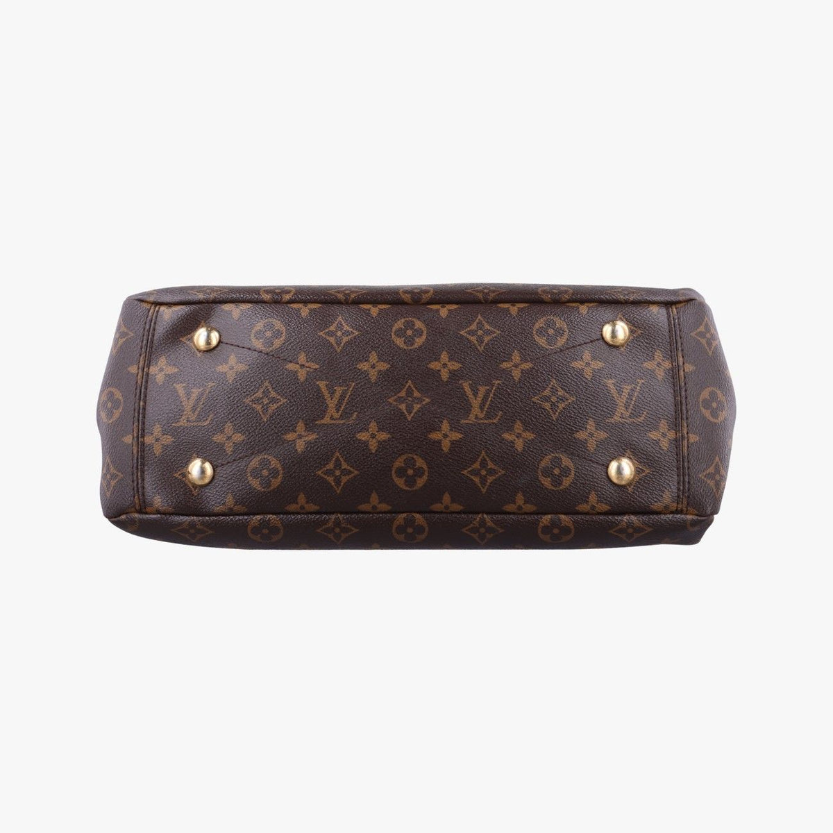 Louis Vuitton Pallas Monogram Brown Cerise Canvas Calfskin Handbag — view 3