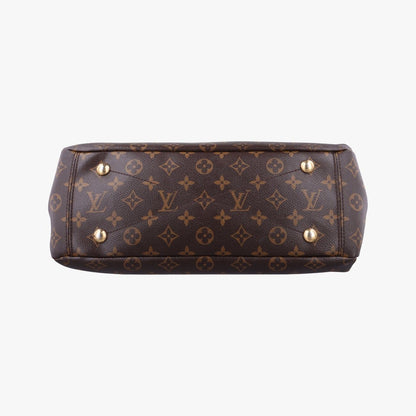 Louis Vuitton Pallas Monogram Brown Cerise Canvas Calfskin Handbag — view 3