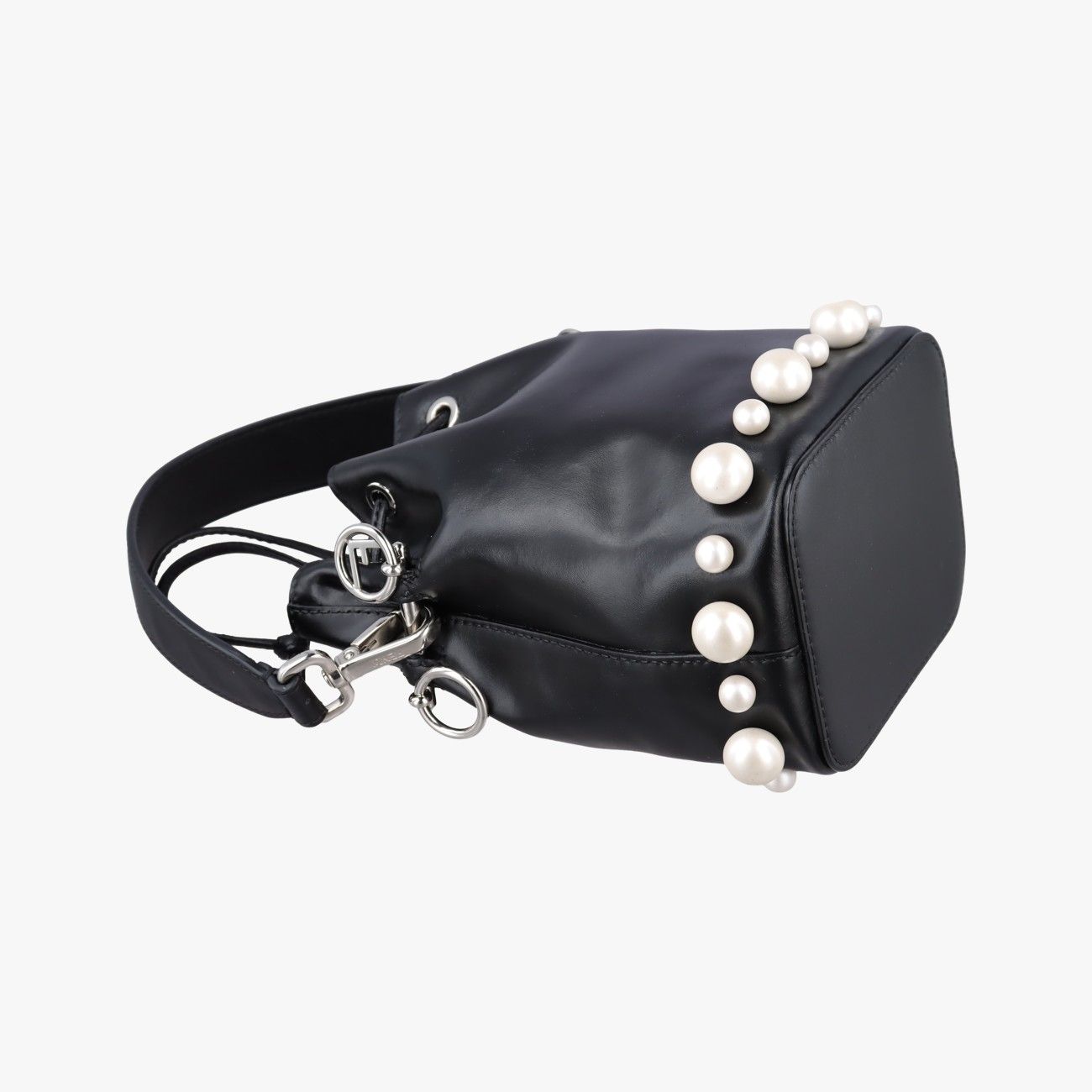 Fendi Mini Mon Tresor Black Shoulder Bag — view 7