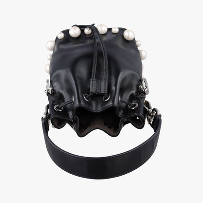 Fendi Mini Mon Tresor Black Shoulder Bag — view 8