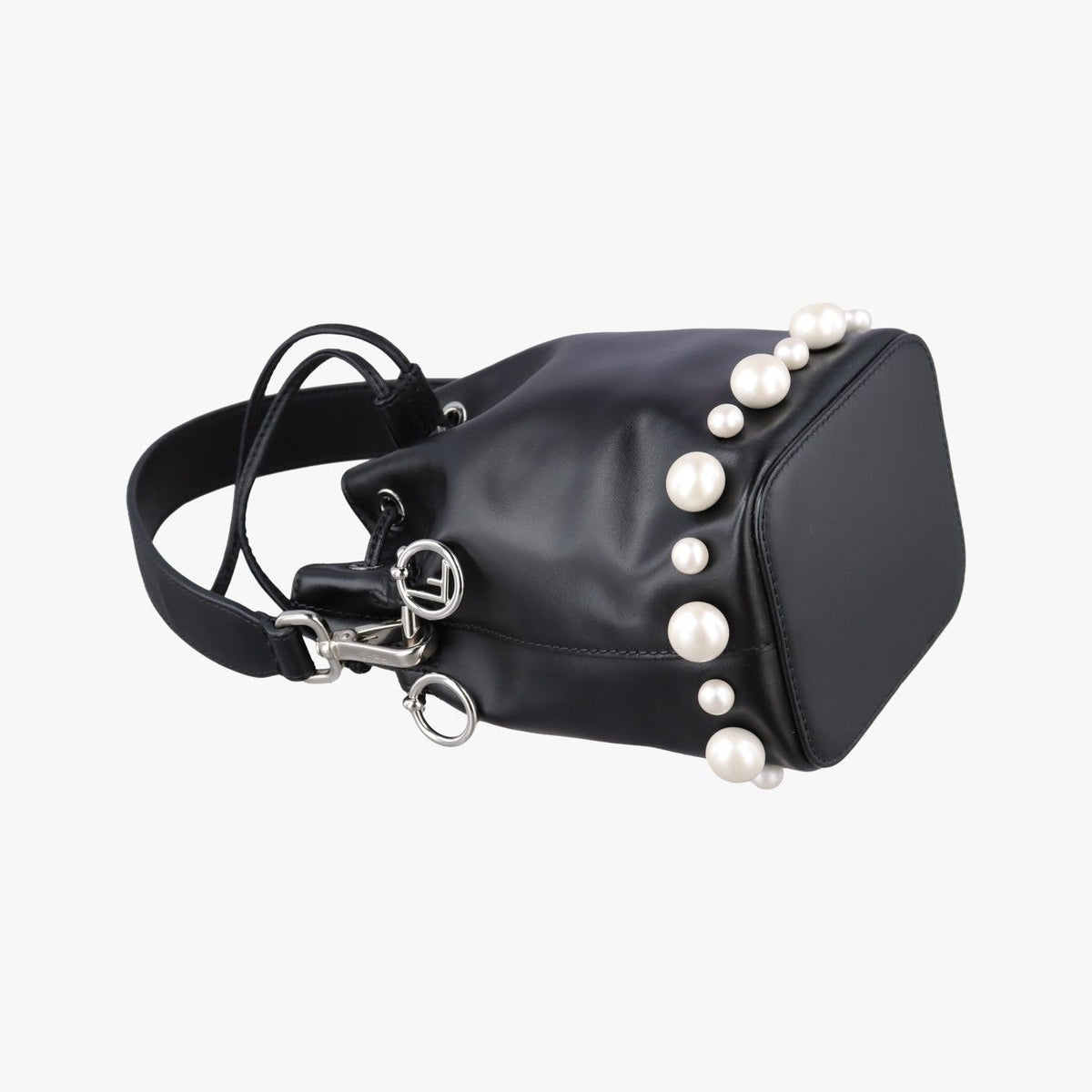 Fendi Mini Mon Tresor Black Shoulder Bag — view 5