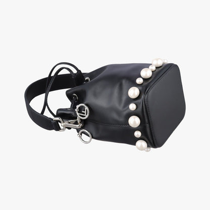 Fendi Mini Mon Tresor Black Shoulder Bag — view 5