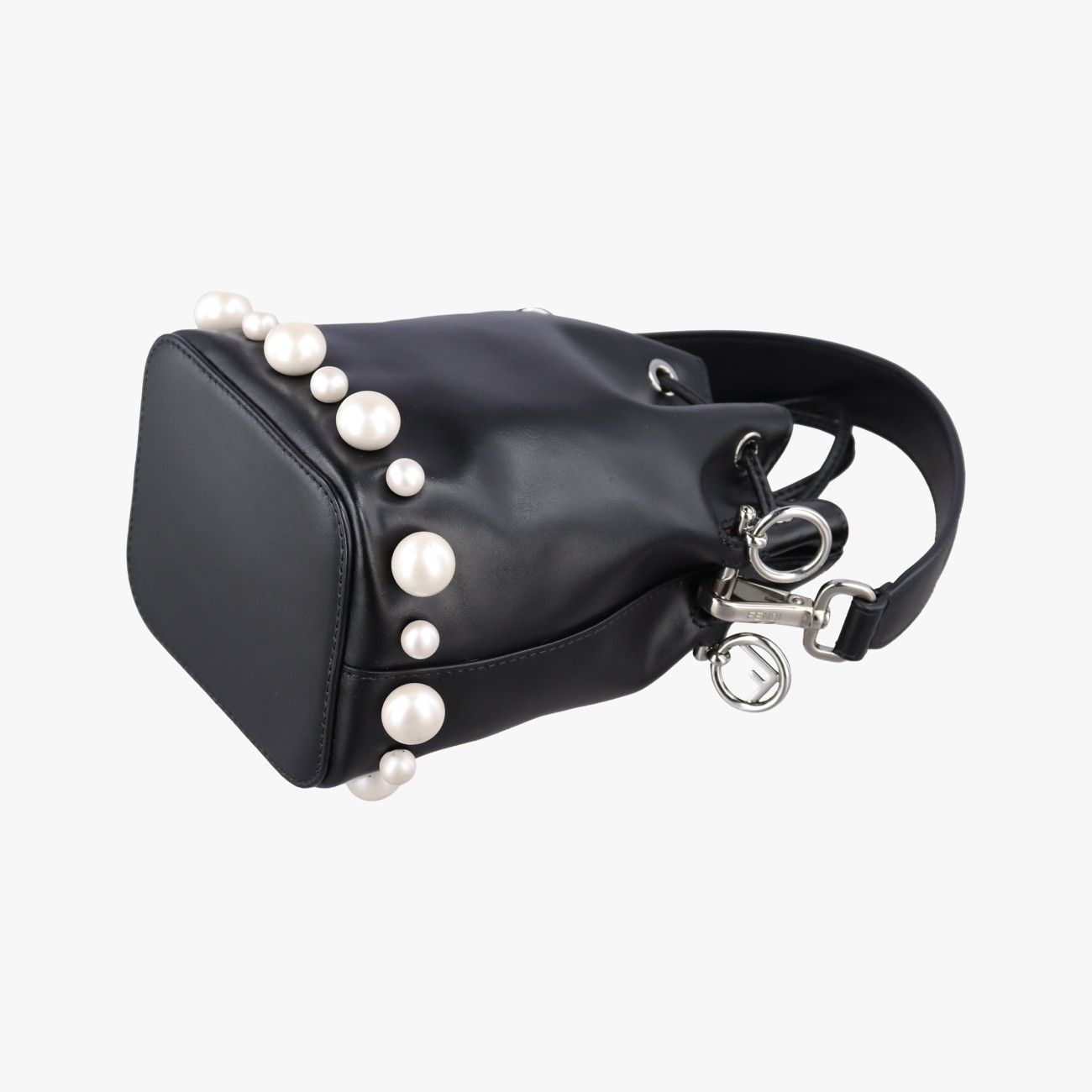 Fendi Mini Mon Tresor Black Shoulder Bag — view 6