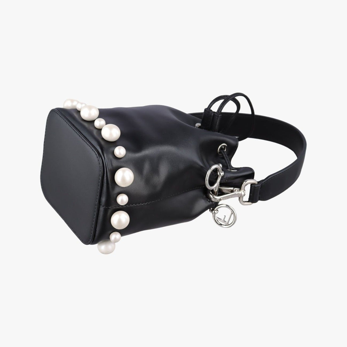 Fendi Mini Mon Tresor Black Shoulder Bag — view 4