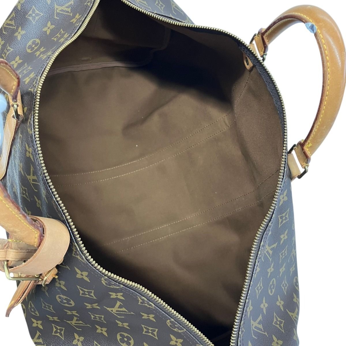 Louis Vuitton Keepall Bandouliere 55 Monogram Boston Bag Canvas — view 8