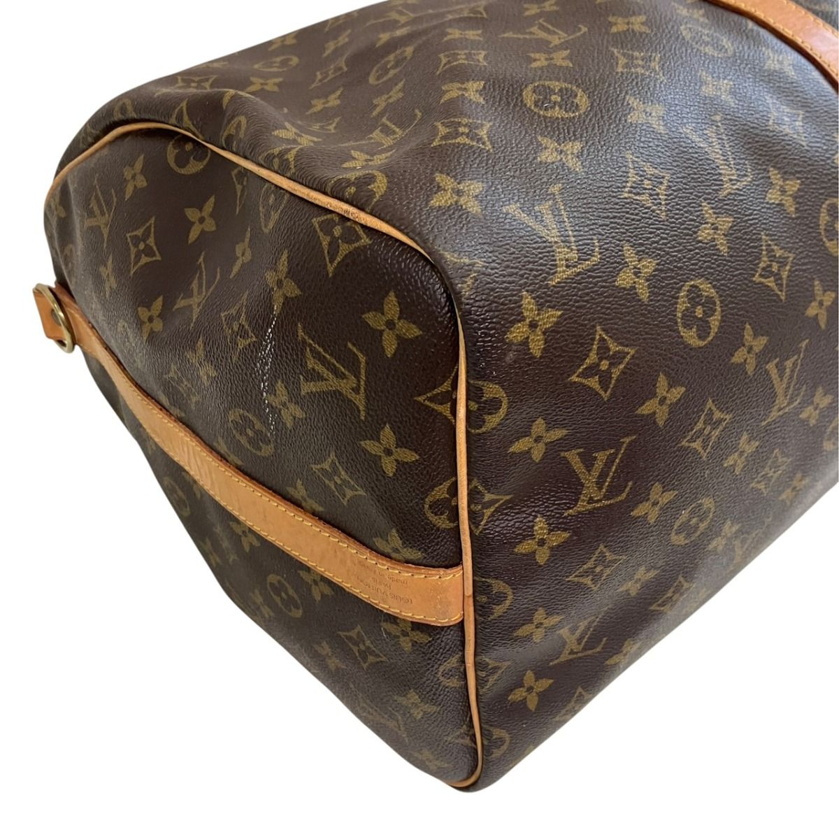 Louis Vuitton Keepall Bandouliere 55 Monogram Boston Bag Canvas — view 6