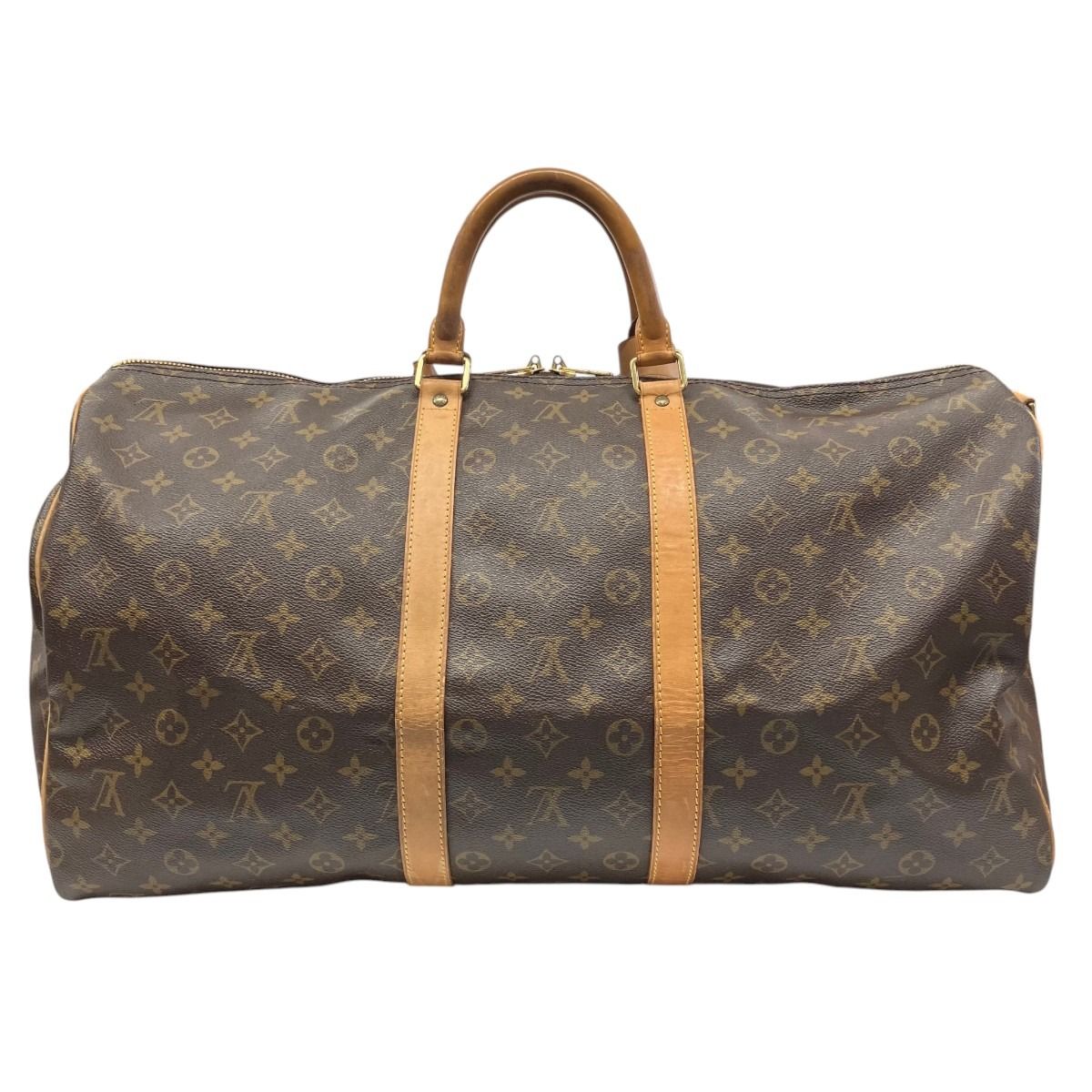 Louis Vuitton Keepall Bandouliere 55 Monogram Boston Bag Canvas — view 2