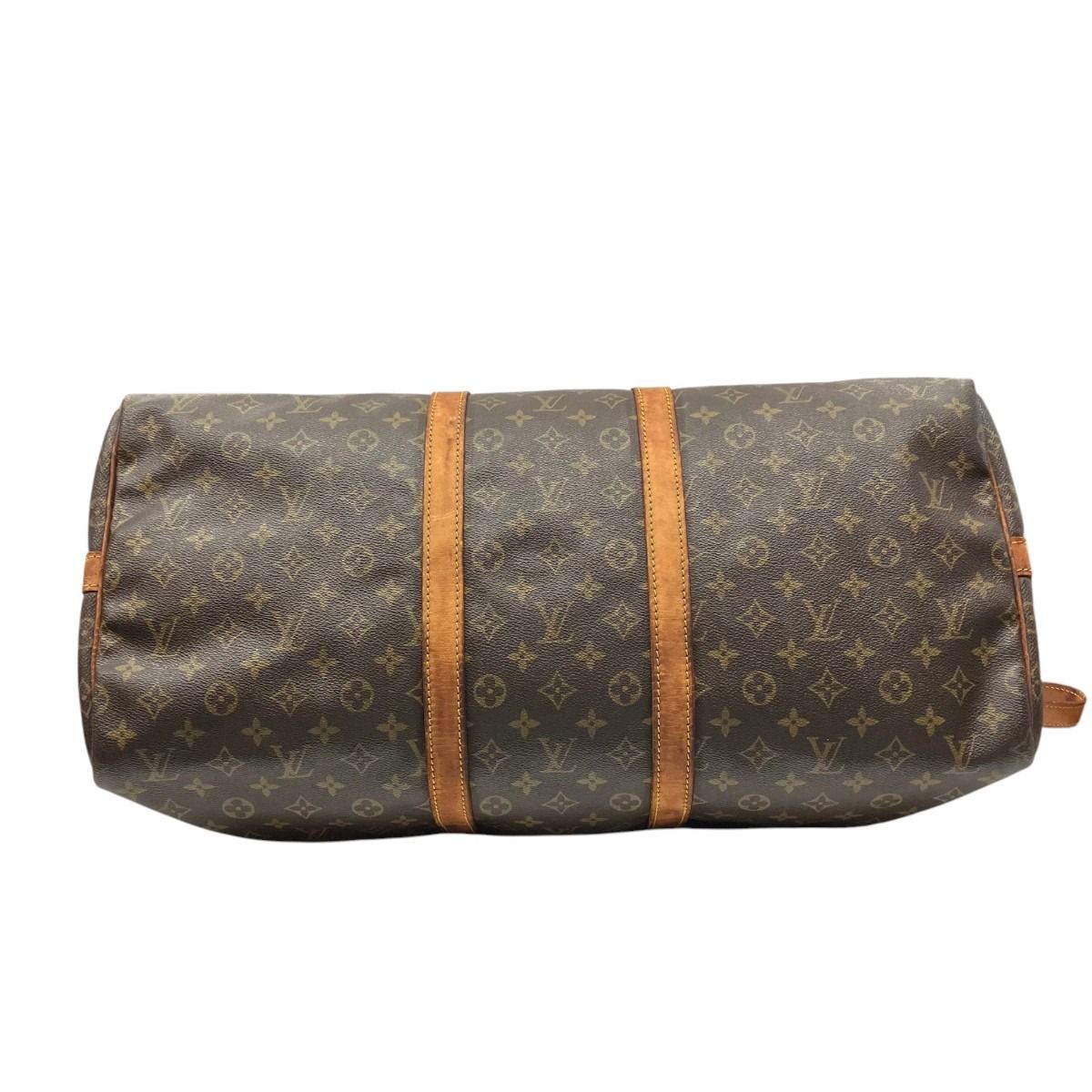Louis Vuitton Keepall Bandouliere 55 Monogram Boston Bag Canvas — view 3