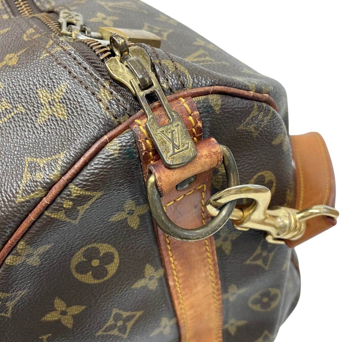 Louis Vuitton Keepall Bandouliere 55 Monogram Boston Bag Canvas — view 7