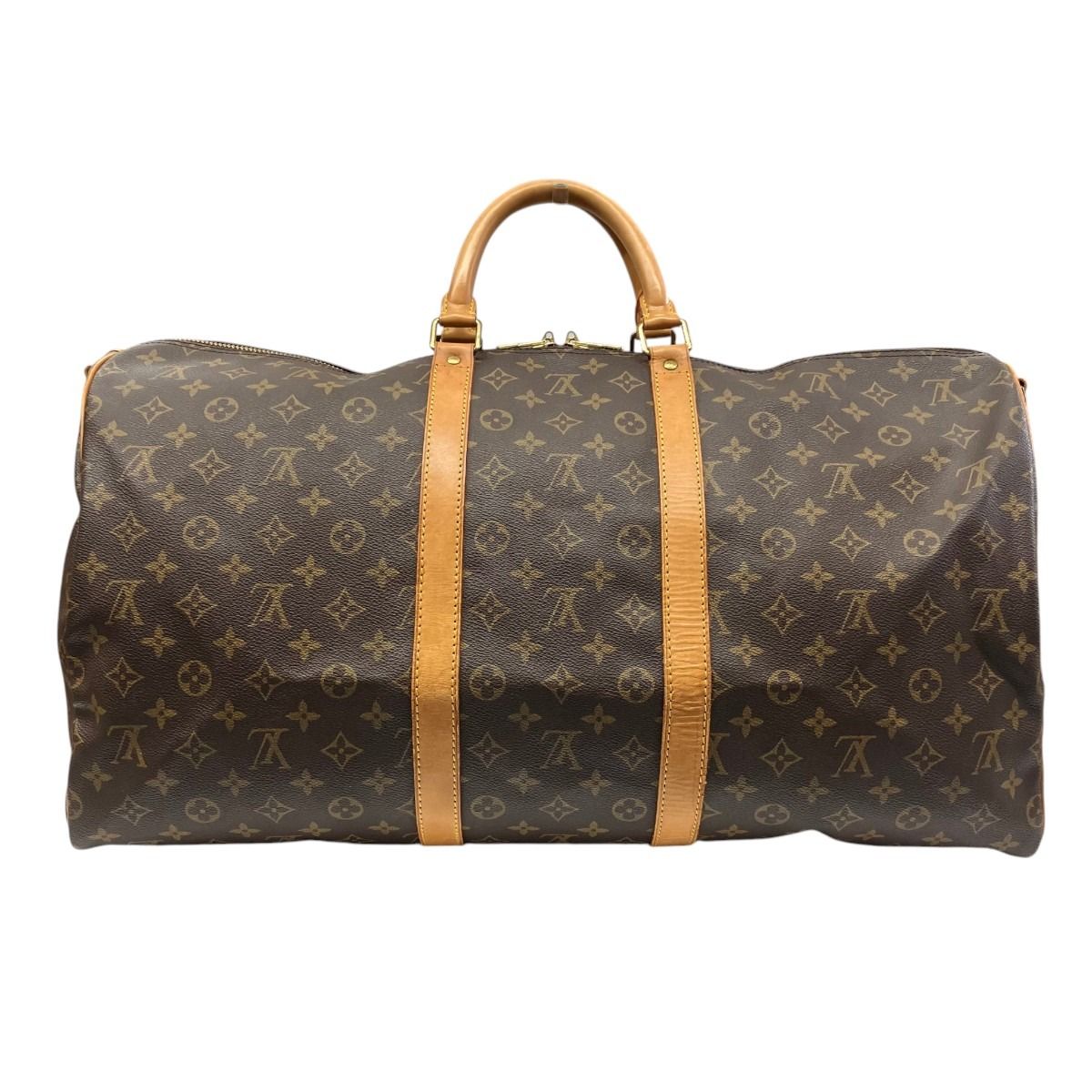 Louis Vuitton Keepall Bandouliere 55 Monogram Boston Bag Canvas — view 2