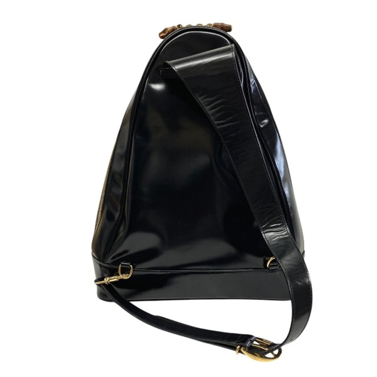 Gucci Backpack Enamel Black — view 2