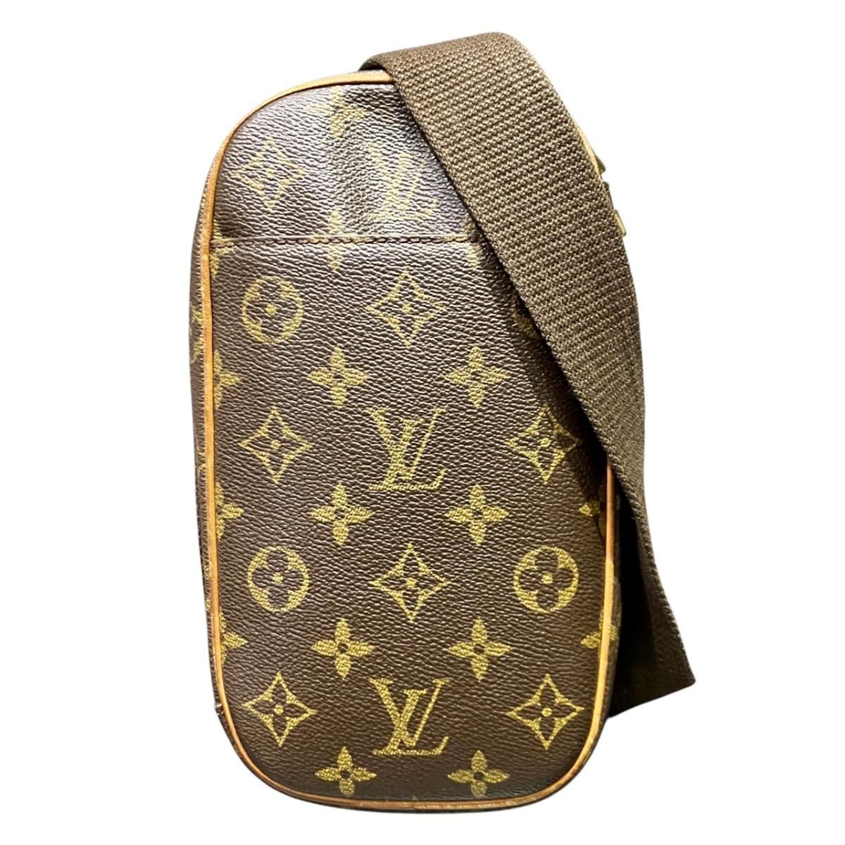 Louis Vuitton Pochette Gange Monogram Belt Bag Canvas