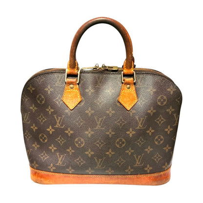 Louis Vuitton Alma Monogram Handbag Canvas