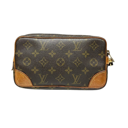 Louis Vuitton Marly Dragonne PM Monogram Clutch Canvas — view 2