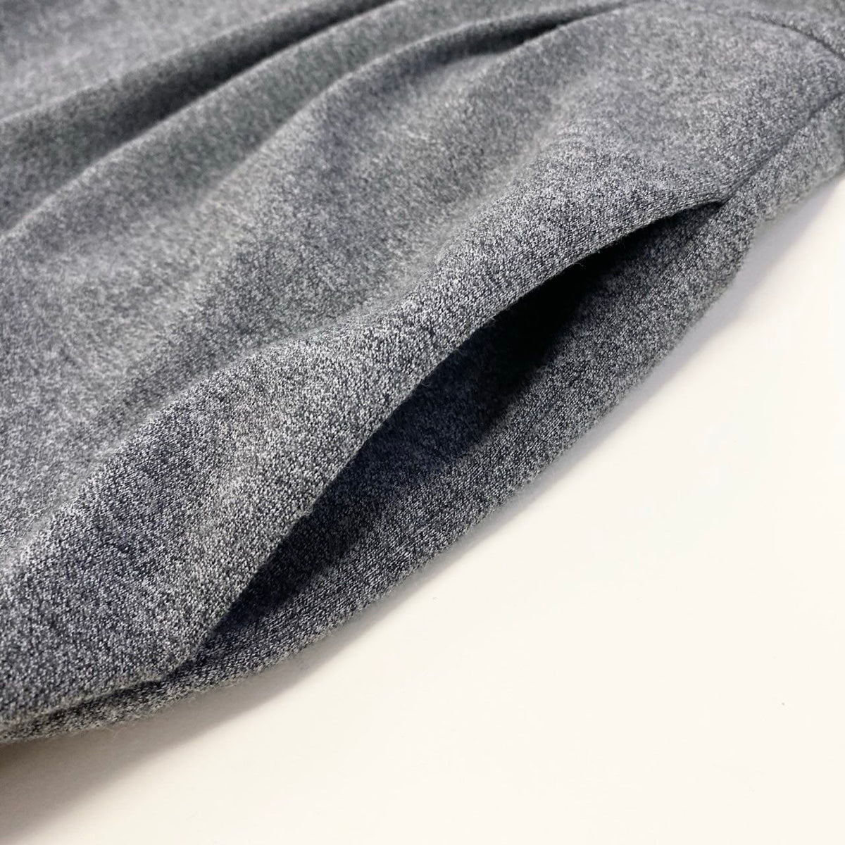 Gucci Ef9 Long Sleeve Dress Stand Collar Gray Wool XL — view 8