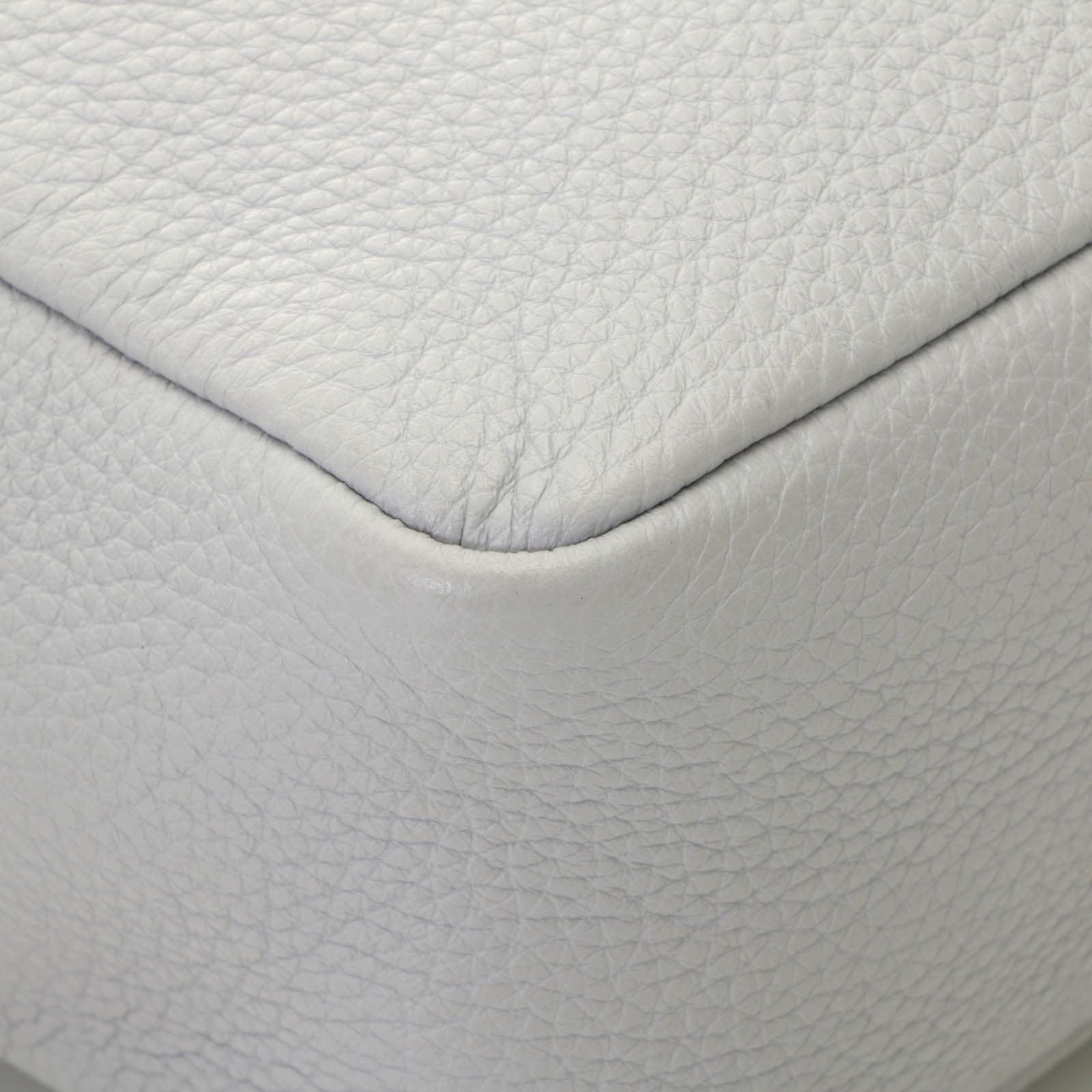 Prada Vitello Daino Small Shoulder Bag Gray Leather — view 7