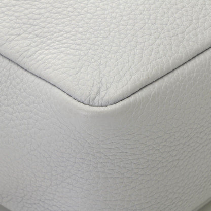 Prada Vitello Daino Small Shoulder Bag Gray Leather — view 7