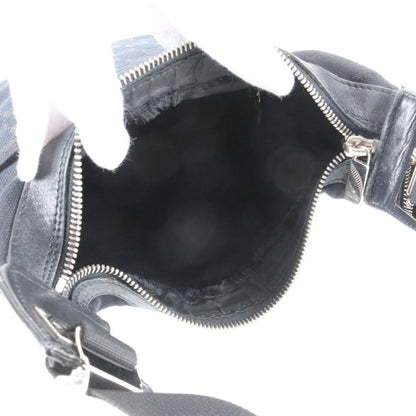 Gucci GG Canvas Leather Shoulder Bag Hand Black — view 7