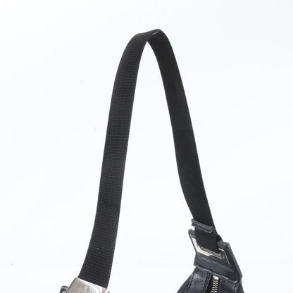 Gucci GG Canvas Leather Shoulder Bag Hand Black — view 2