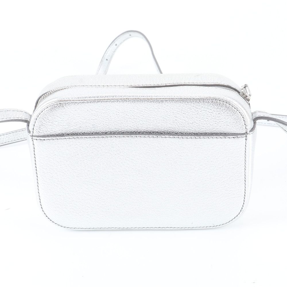 Balenciaga Everyday Camera Bag XS Leather Crossbody Silver — view 3