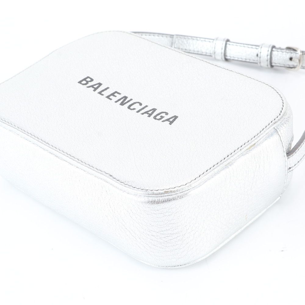 Balenciaga Everyday Camera Bag XS Leather Crossbody Silver — view 4